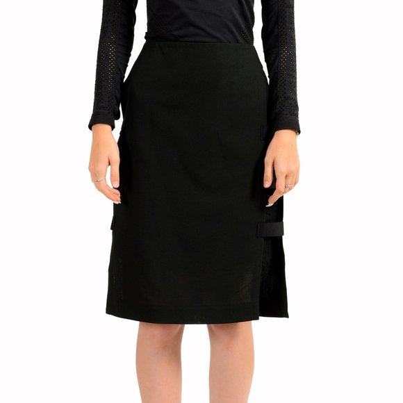 Maison Margiela Women's Black A-Line Skirt US M IT 42